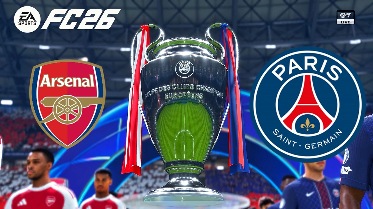 FC 26 - Arsenal vs PSG | UEFA Champions League Final 2026 | Full Match ...