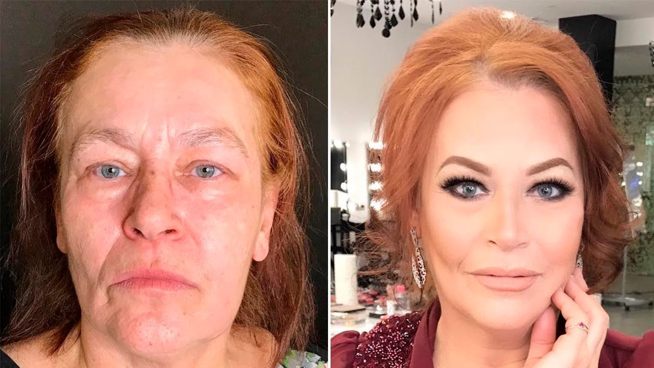 Extreme Makeup Before And After
