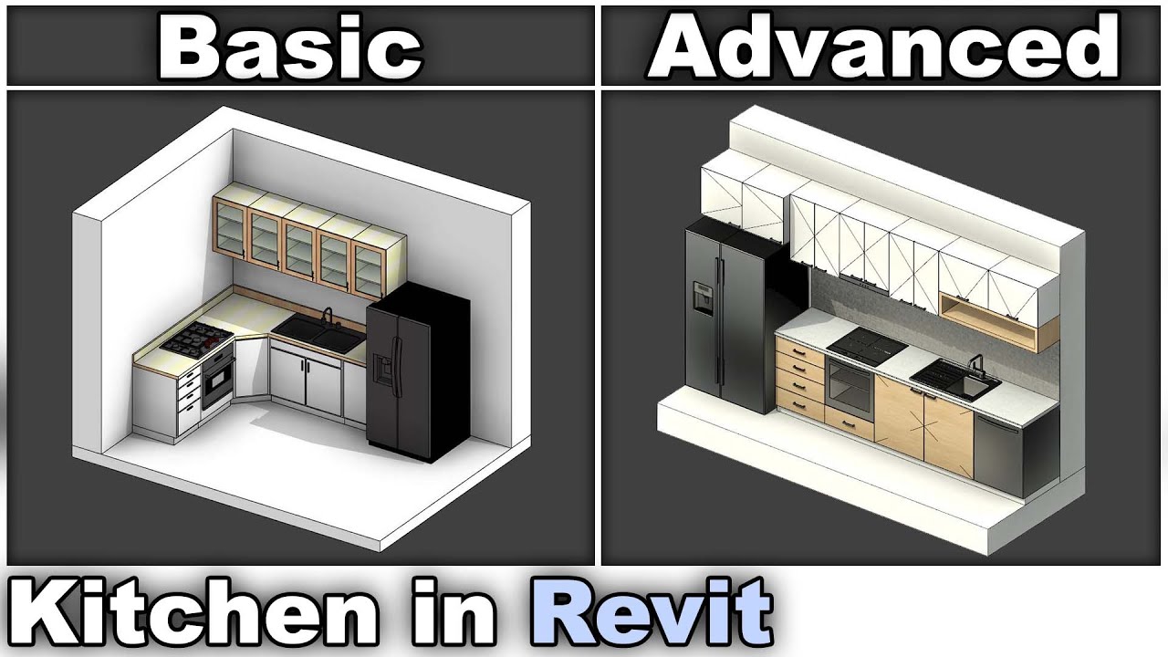 Kitchen Revit Family: Tối ưu hóa không gian bếp với các mô hình Revit đa dạng