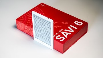 Trên tay Savi 6: Máy đọc sách cài sẵn kho sách tiếng Việt bản quyền.