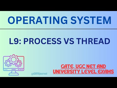 How are process different from threads ? | PROCESS vs THREADS | OPERATING SYSTEM|GATE|UGC NET|EXAMS
