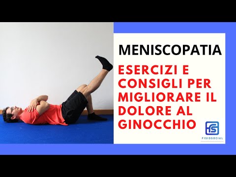 MENISCOPATIA: esercizi per MIGLIORARE IL DOLORE AL GINOCCHIO!