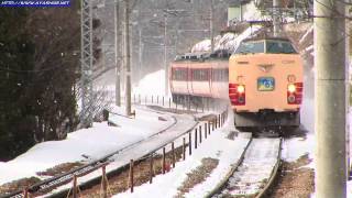 [HD]183系 臨時特急水上 Snow Express !  'Minakami'