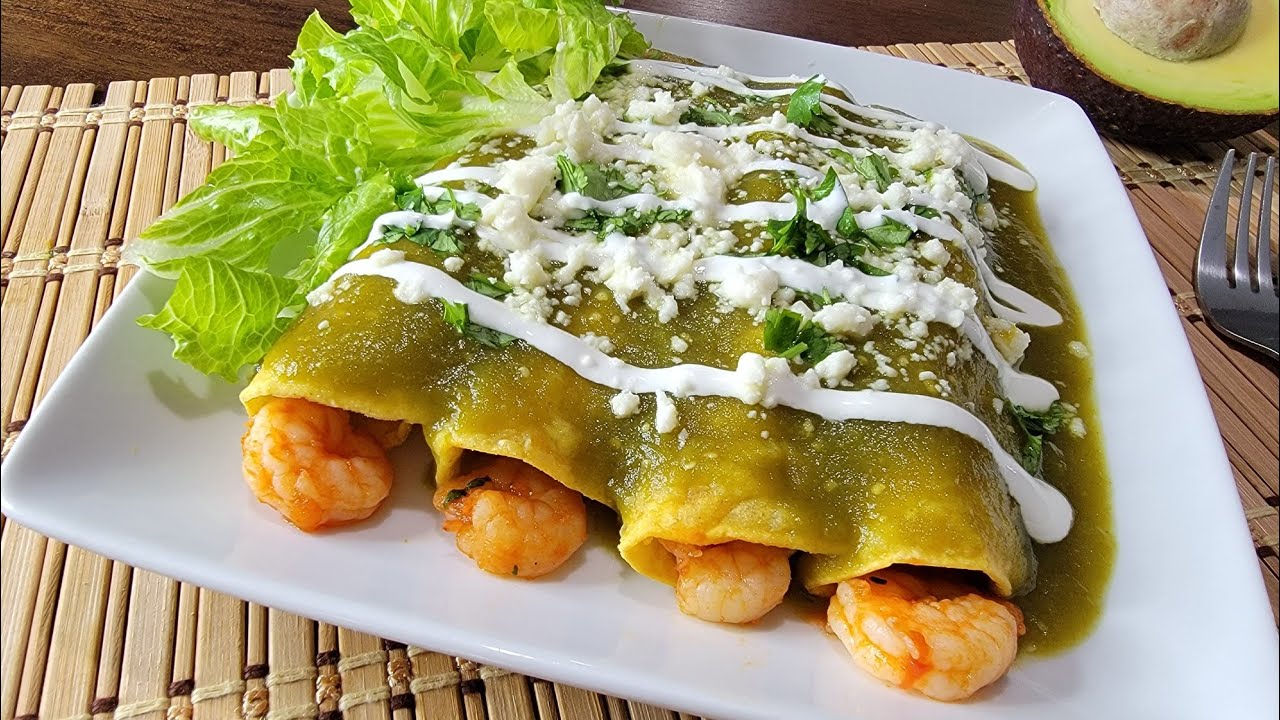 🇲🇽 Enchiladas de Camarón 🇲🇽 YouTube