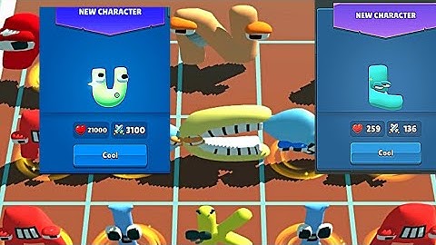 Alphabet Lore Run  battle l Merge Battle #alphabetlore