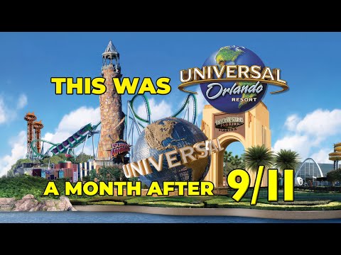 Restored 2001 VHS: Universal Studios Florida & Island Of Adventure One Month After 9/11