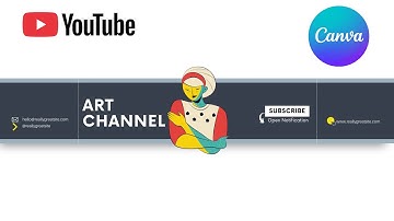 How To Create Youtube Banner art On Canva