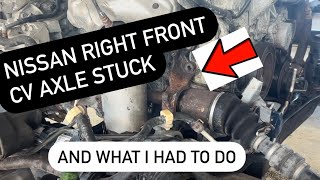 2014 Nissan CV Axle Seized by Blue Collar Mechanic 1,019 views 8 months ago 2 minutes, 25 seconds