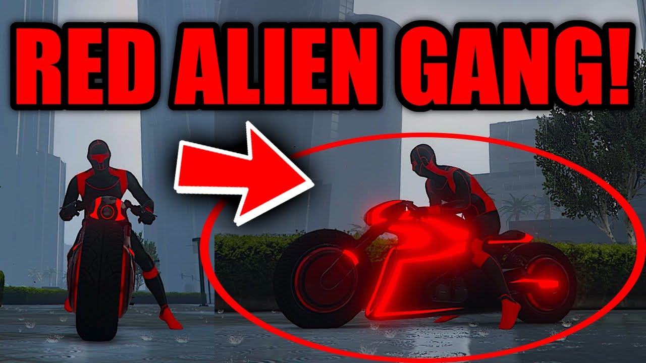 *NEW* GTA 5: "RED ALIEN GANG!" OUTFITS: ARENA WAR: BODYSUITS: "RED HERO BODYSUIT!" $500K LOGIN GIFT!