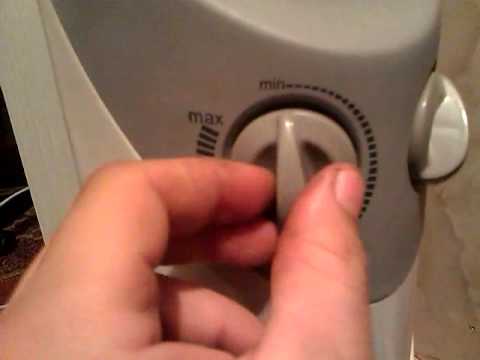 Как включить маслянный обогреватель?