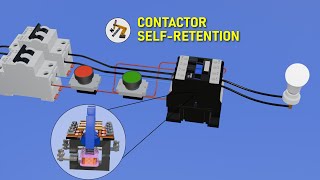 How does contactor self-retention work? | Neheyler