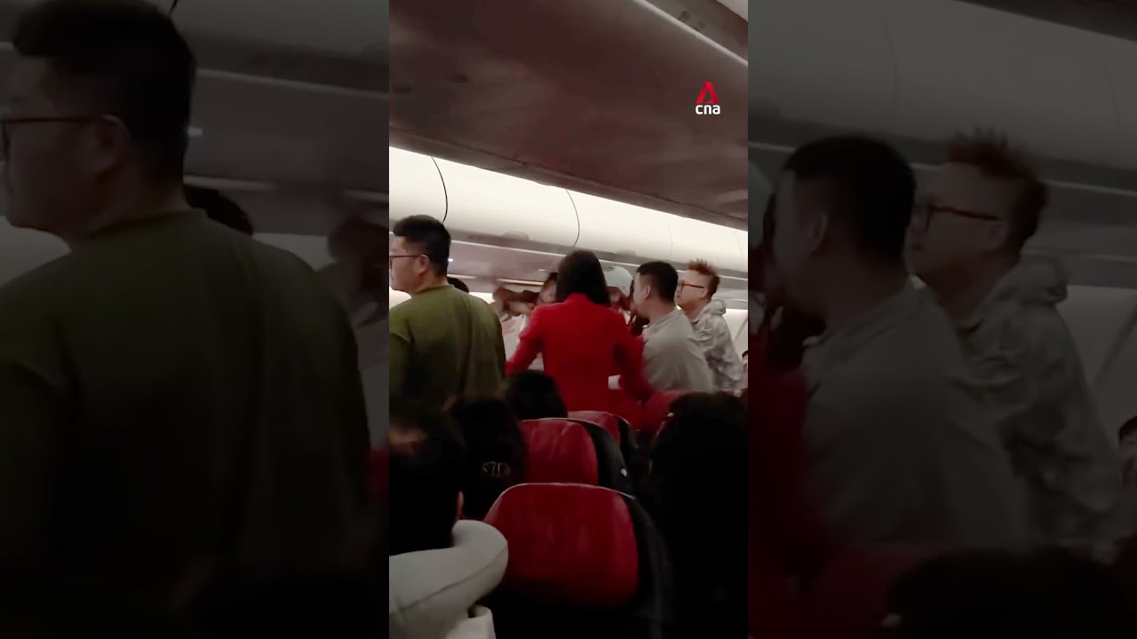 Fight breaks out on AirAsia X flight after passengers keep talking despite dimmed cabin lights