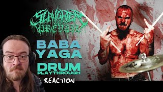 THIS DUDE IS A BEAST!!! | Slaughter To Prevail - Baba Yaga Drum Playthrough (REACTION)