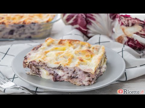 Lasagne al radicchio e formaggio - Ricetta.it