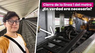 ¿Qué tanto están haciendo en la Línea 1 del Metro de la CDMX?