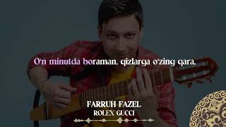 Farruh Fazel - Rolex Gucci | Milliy Karaoke