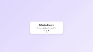 Simple Card Slider with Dots Pagination Using Only HTML, CSS & JavaScript” ✅ clean and professional