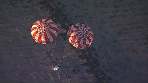 Orion Spacecraft Parachutes Test, 15 December 2017