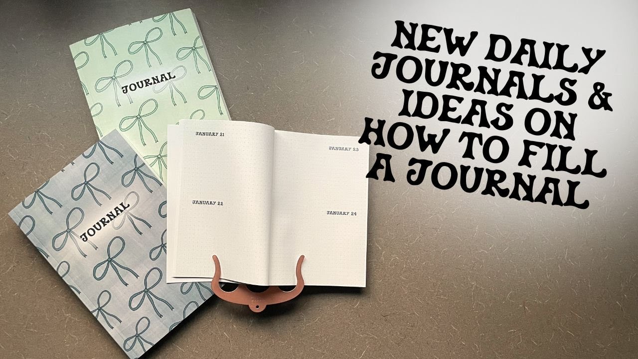 NEW Daily Journals | Creative Faith & Co. - YouTube