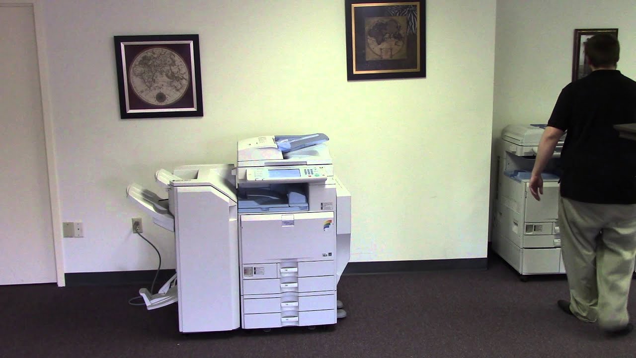 Ricoh MP C4000 - YouTube