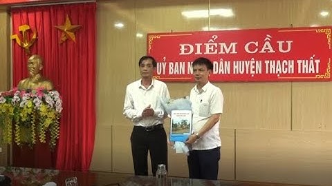 Thạch Thất trao Quyết định bổ nhiệm cán bộ lãnh đạo, quản lý các phòng, cơ quan chuyên môn của huyện
