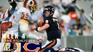 Jim McMahon Leads Bears to DOMINANT Win Over Redskins Redskins vs Bears 1985 Wee