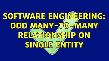 Software Engineering: DDD many-to-many relationship on single entity