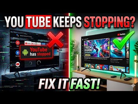 How to fix YouTube keeps stopping problem smart tv | android tv | YouTube has stopped problem 2026