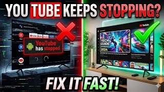 How to fix YouTube keeps stopping problem smart tv | android tv | YouTube has stopped problem 2026