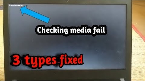 How To solve the checking media fail problem easy 100%working tricks.
