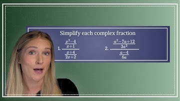 Simplifying Complex Fractions (Using LCDs)