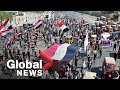 Iraqis march to mark mass protests anniversary