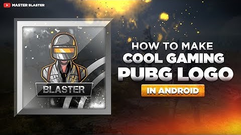 How to make a PUBG Gaming logo in Android