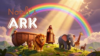 Noah’s Ark Animated Bible Story 🌈 | The Great Flood | Christian Animation for Kids