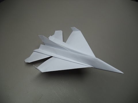 How to Fold an Origami F-16 Paper Plane | OLD TUTORIAL