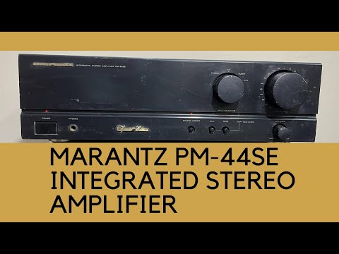 Marantz PM 44SE Integrated Stereo Amplifier How To Use Price And Connection IN HINDI