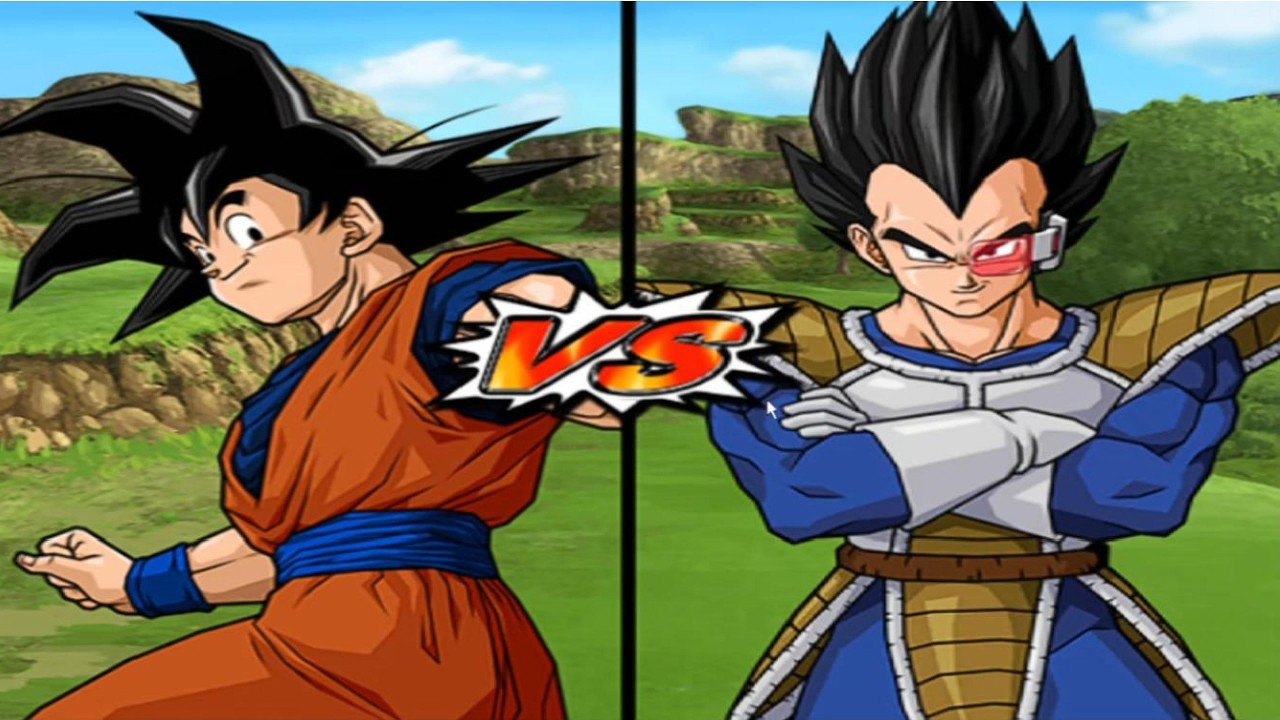 GOKU VS VEGETA - UN COMBAT LEGENDAIRE(tenkaichi budokai 3 - Arc sayen)