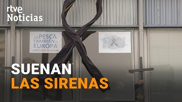 Los PESCADORES protestan por el PLAN de la UNIÓN EUROPEA que RESTRINGIRÁ la PESCA de ARRASTRE | RTVE