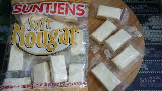 Suntjens Soft Nougat mit Erdnüssen 🥜 Wie schmeckt es ? screenshot 4