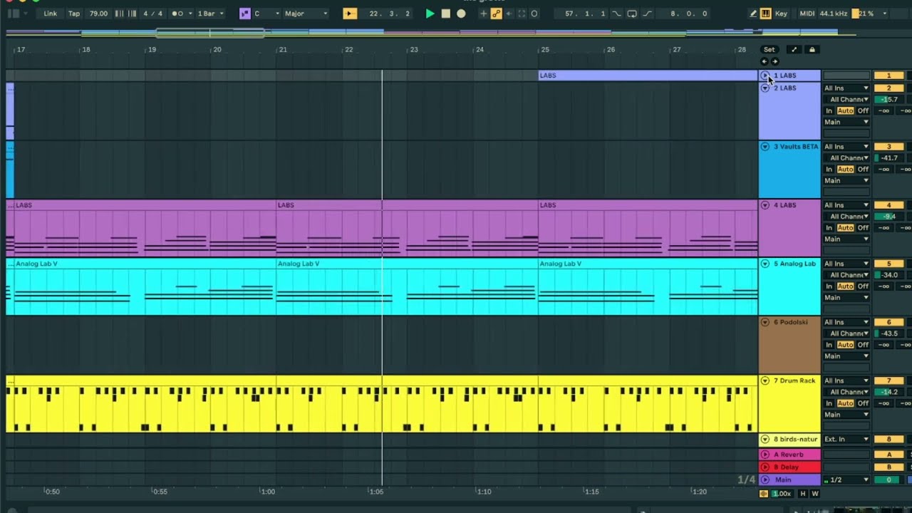 making lofi type beat in ableton...