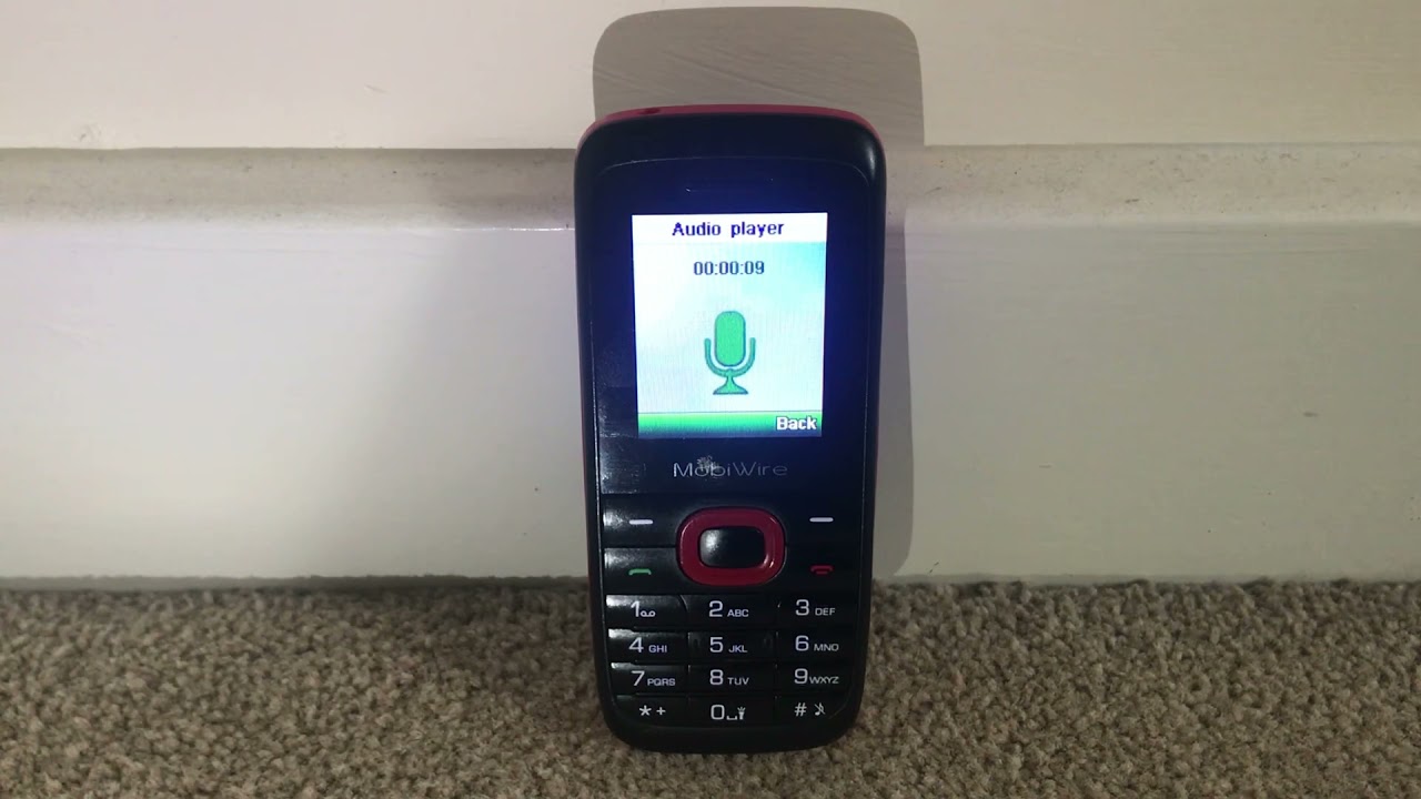 Telefono cellulare MobiWire Ayasha nero Vodafone doppia SIM pulsante