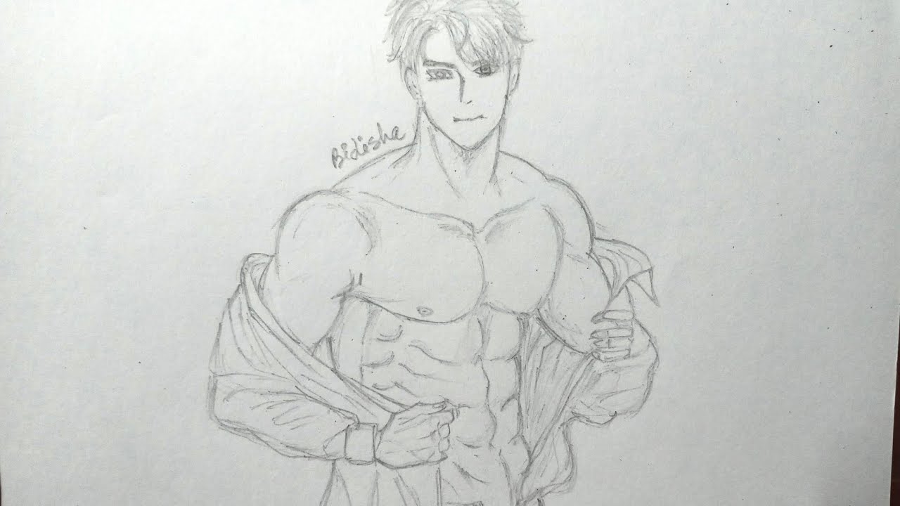 Featured image of post Male Anime Boy Body Sketch Anime boy character no rigged 1