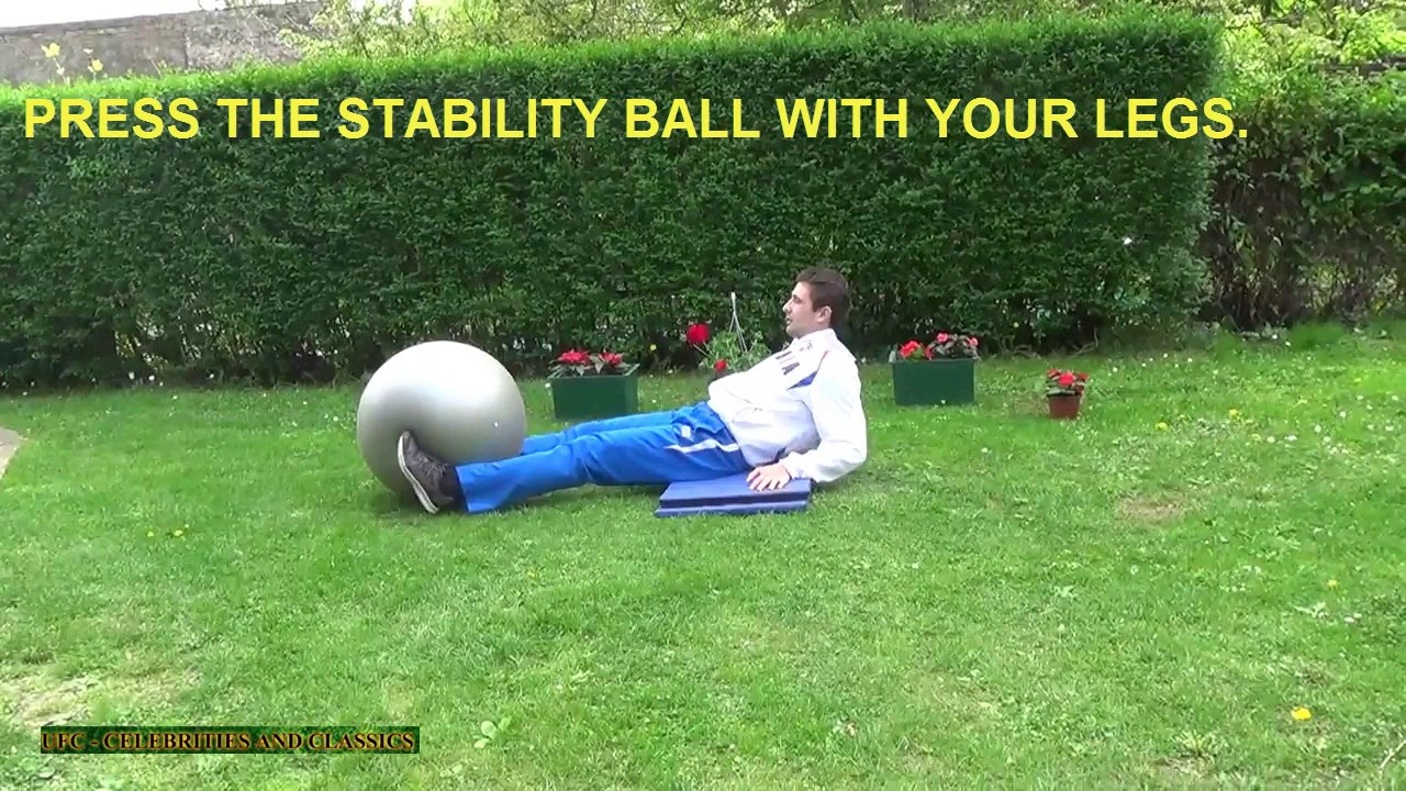 MODIFIED LEG CONTRACTIONS WITH STABILITY BALL HQ Strength Drill! YouTube