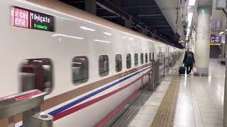 E7系新ニシF28編成とき319号新潟行き上野駅発車 Toki No.319 Bound For Niigata