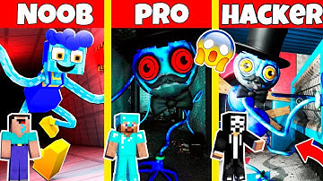 POPPY PLAYTIME CHAPTER 3 DADDY LONG LEGS HOUSE BUILD CHALLENGE - NOOB vs PRO vs HACKER / Animation