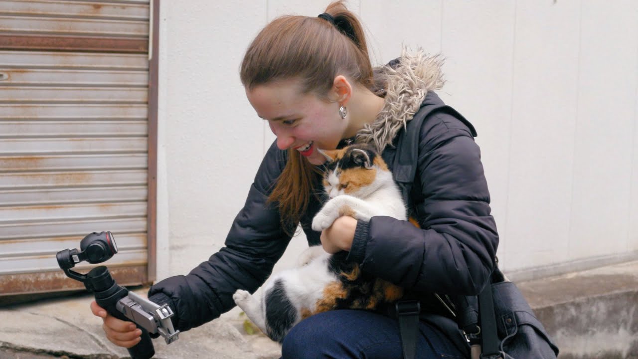DJI Osmo -「双子姉妹、猫島へ」