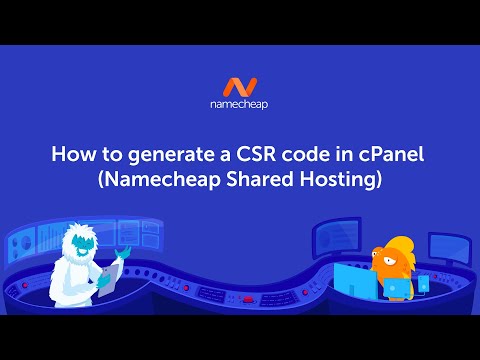 How to generate a CSR code in cPanel