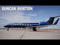 Gulfstream g550 paint  interior transformation by duncan aviation