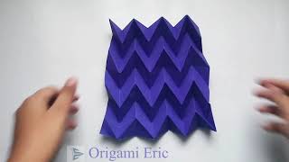 Origami Herringbone Tessellation | Tutorial