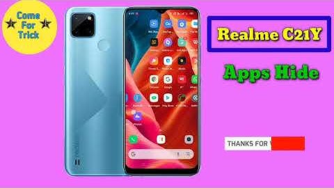 How To Hide App in Realme C21Y, Realme C21Y Main Apps Hide Keise Kare,App Hide in Realme Mobile,